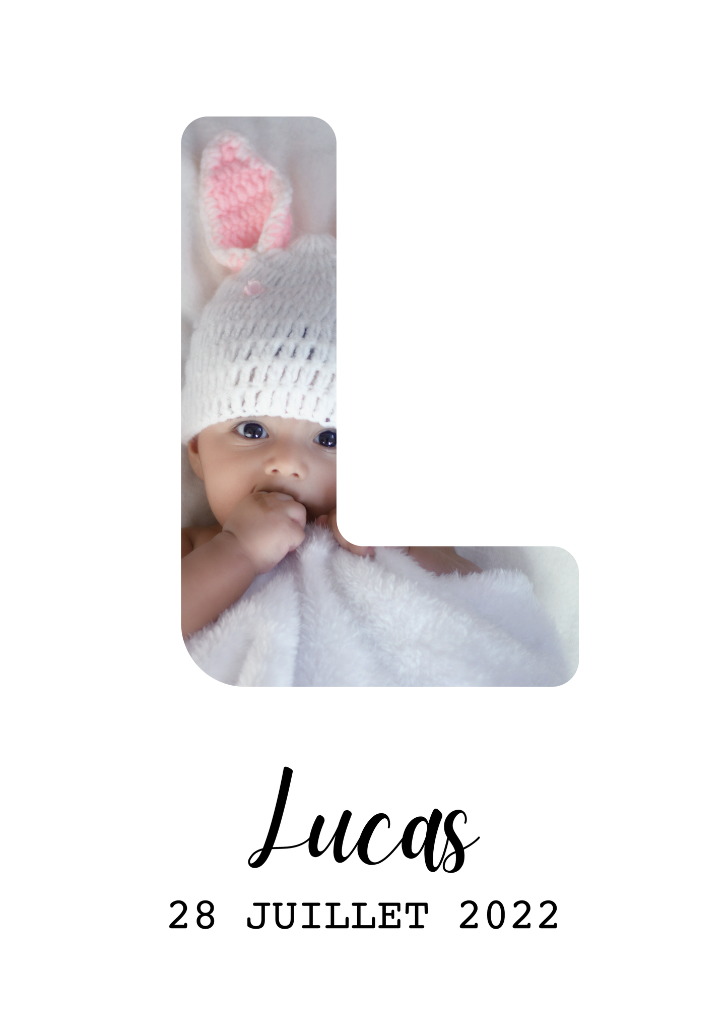 Affiche initiale photo