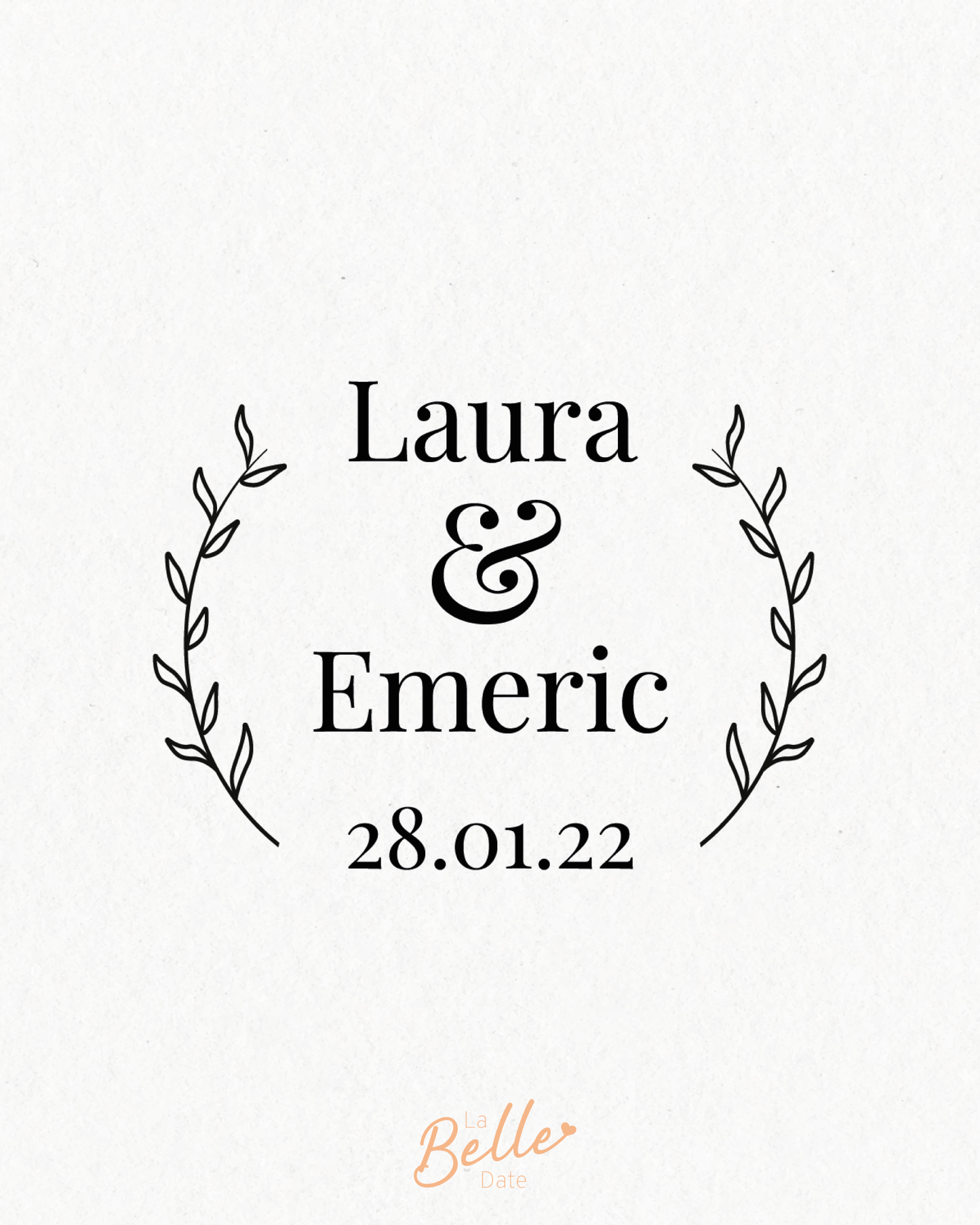 Logo mariage • Sur mesure