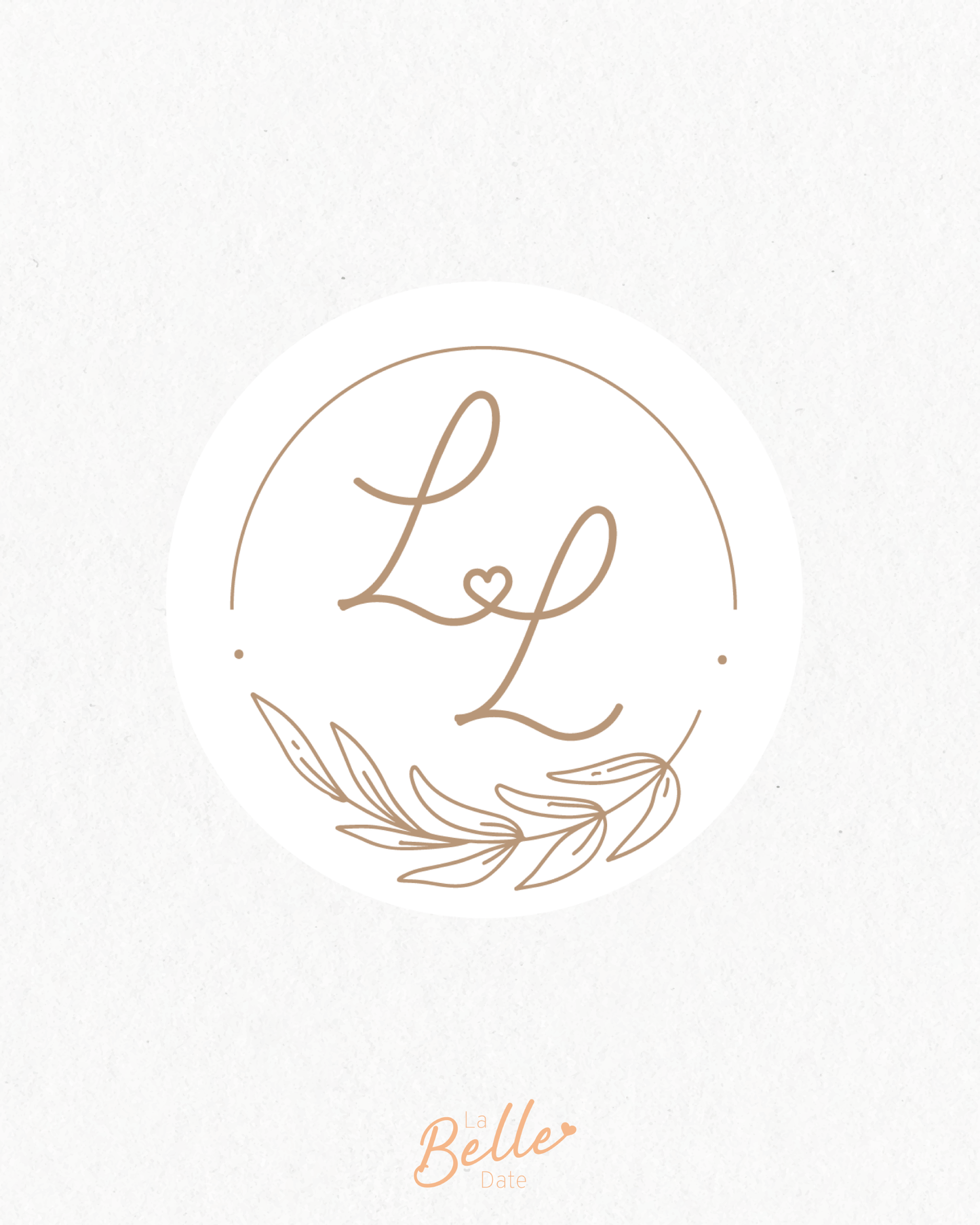 Logo mariage • Sur mesure