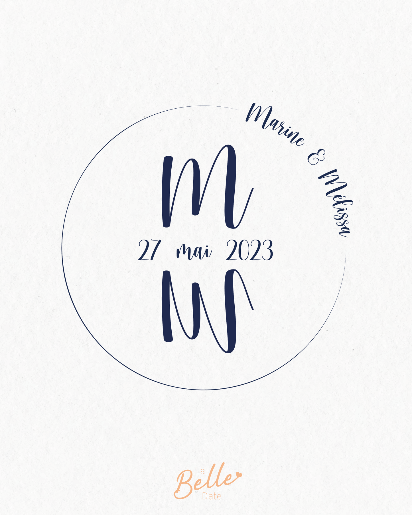 Logo mariage • Sur mesure